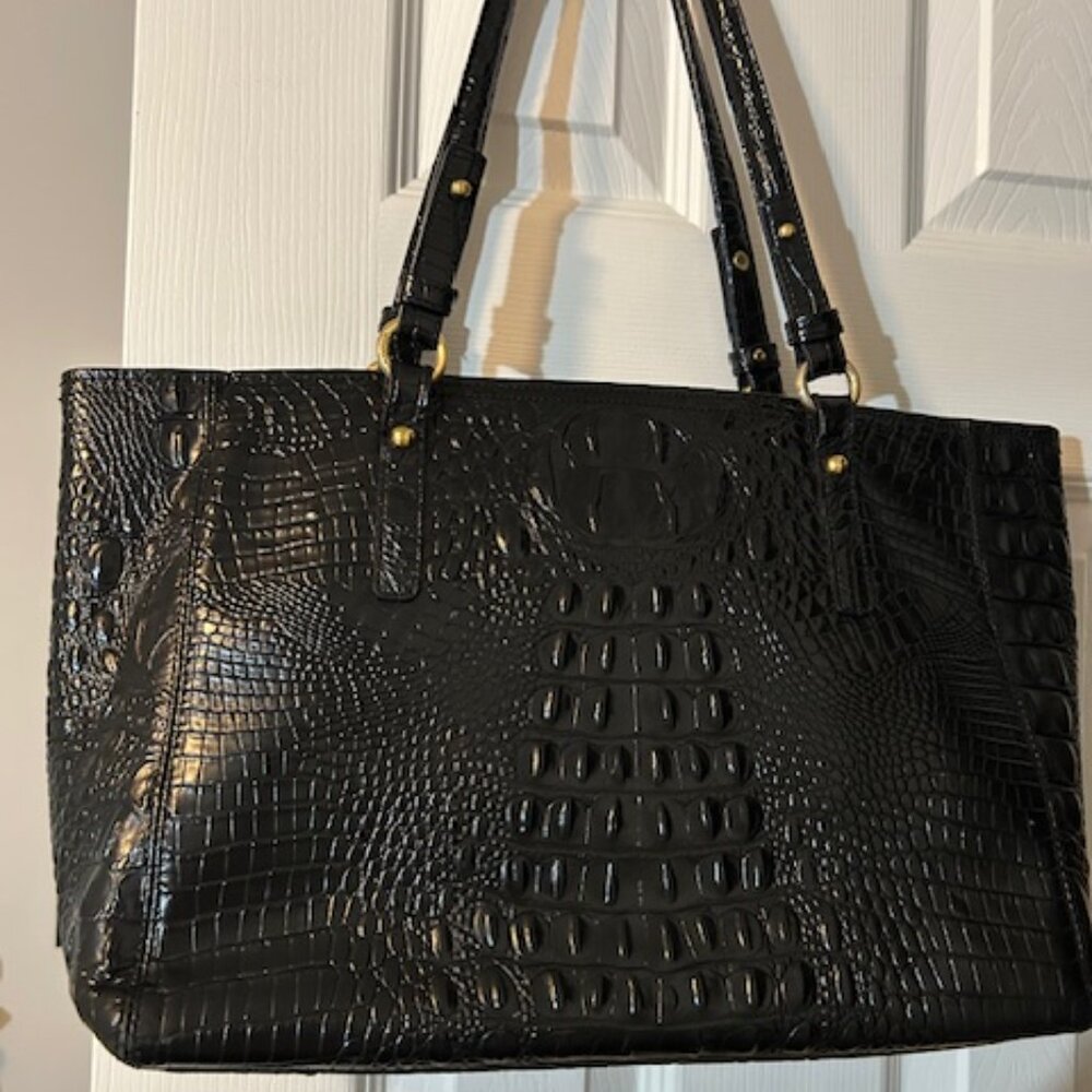 Brahmin Black Tote - Picture 2 of 8